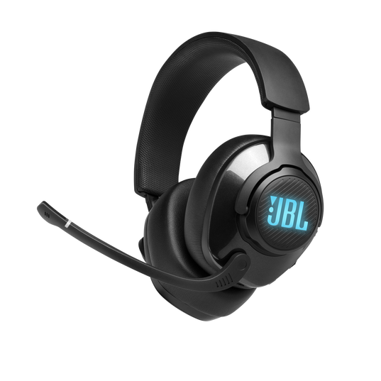 JBL Quantum 400 - Black - USB over-ear PC gaming headset with game-chat dial - Hero